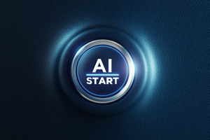 AI start button on car-GettyImages-2160458879