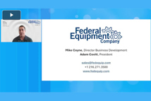 Federal Equipment Company Bio-Expo Live 2024 Upstream Bioprocessing