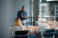 Designing More Representative Trials Through Strategic Planning meeting teamwork planning-GettyImages-2148861850