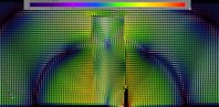 XFdtd Simulation Of A Millimeter Wave, Wideband Dielectric Resonator Antenna Figure3_Planar_E_25ghz_Yz