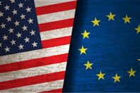 EU To U.S. Market: Understanding 3 Core Regulatory Contrasts USA And European Union Flags GettyImages-1211958369