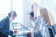 Marketing Application Publishing Best Practices people sitting at desk sales computer multi layered approach