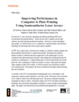 White Paper: Improving Performance In Computer To Plate Printing Using Semiconductor Laser Arrays computerplate