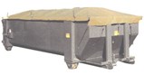 Slant Front Open Top Liquid Tight w/Mounted Top Container Slant Front Open Top Liquid Tight w/Mounted Top Container