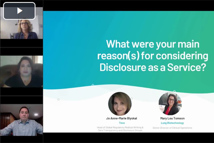 Why Disclosure As A Service?