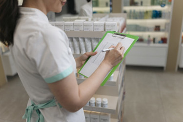 Pharmacist checking inventory-GettyImages-2215436449