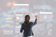 futuristic virtual interface, data, charts graphs-GettyImages-2158826542