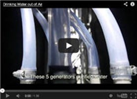A Billboard That Creates Drinkable Water Out Of Thin Air Water From Thin Air