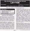 The SWCG LETTER (quarterly publication)