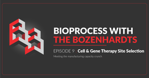 Bioprocess With The Bozenhardts: Cell & Gene Therapy Site Selection 20_05_BioWithBoz_BannerAd_1200x628_episode9