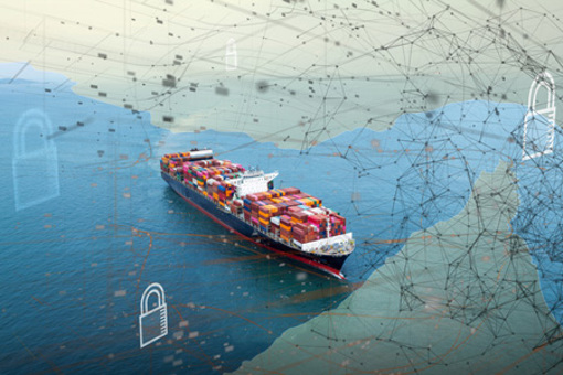 maritime trade protection, logistics cybersecurity, and global supply chain safety-GettyImages-2264675121