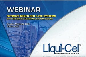 Webinar: Optimize Mixed Bed & EDI Systems With Integrated Membrane System Designs Webinar: Optimize Mixed Bed & EDI Systems With Integrated Membrane System Designs