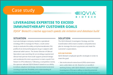 Clinical Leader-Immunotherapy-CaseStudy-October Clinical Leader-Immunotherapy-CaseStudy-October