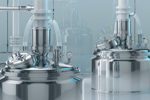 biopharmaceutical drug manufacturing, bioreactor facility-GettyImages-2281747941