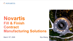 Novartis Capabilities Update March 2026 FillFinish