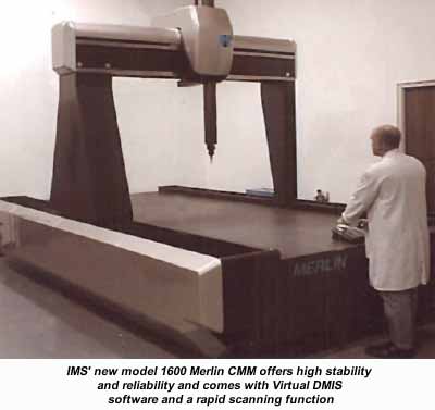 International Metrology Systems Adds Wider Bridge CMM To Merlin Series