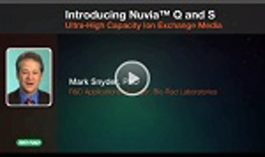 Nuvia Q & S High Capacity Ion Exchangers For Biotherapeutic Purification Video nuviaQS