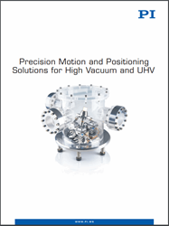 Precision Motion And Positioning Solutions For High Vacuum And UHV Catalog