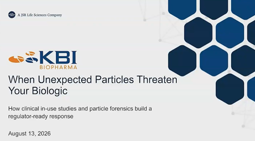 When Unexpected Particles Threaten Your Biologic 
