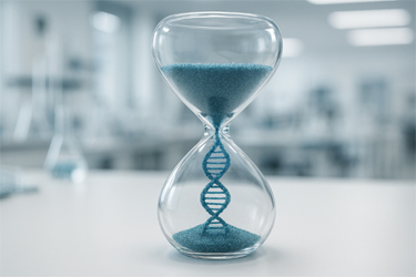 hourglass in lab