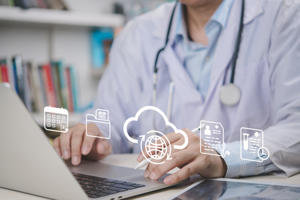 cloud technology, electronic health records, digital medical data, telemedicine-GettyImages-2233297639
