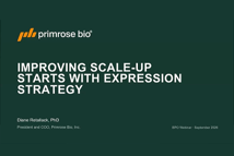 Primrose Bio - Expression Strategy webinar