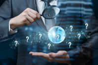 Business Globe Magnifier