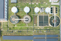 sewage treatment plant solar power-GettyImages-2148560211