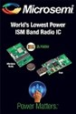 Ultra-Low-Power RF Transceiver: Low Power For Long Battery Life!
