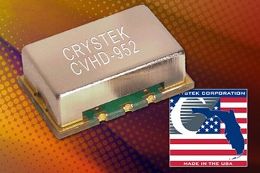 New UltraLow Phase Noise HCMOS VCXO From Crystek Provides 150 dBcHz