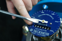 McCrometer, Inc. Announces Expansion Of Meter Repair Program A member of the McCrometer service team inspecting and upgrading a McPropeller register