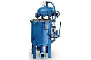 Filter Pot, 12 in Cast Iron, Trailer Mounted