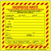 Hazardous Waste Label Printing Hazardous Waste Label Printing