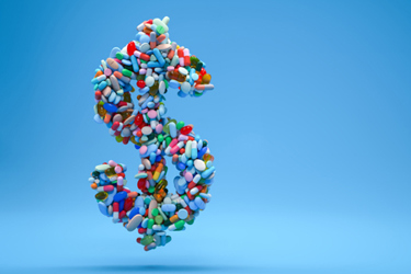Dollar Icon from Medical pills-GettyImages-1708867150 Dollar Icon from Medical pills-GettyImages-1708867150