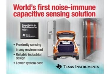 TI revolutionizes capacitive sensing with world's only noise-immune solution