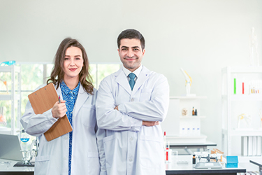 scientists laboratory success