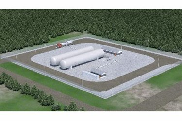 LNG satellite LNG satellite