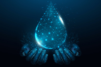 hands holding water drop-GettyImages-1412243977