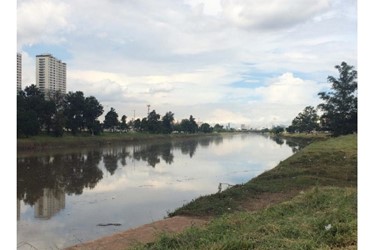 Part of São Paulo’s River Pinheiros in Brazil