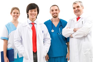 medical professionals standing_450x300