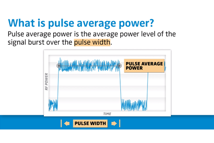 WTG - what is pulse average power WTG - what is pulse average power