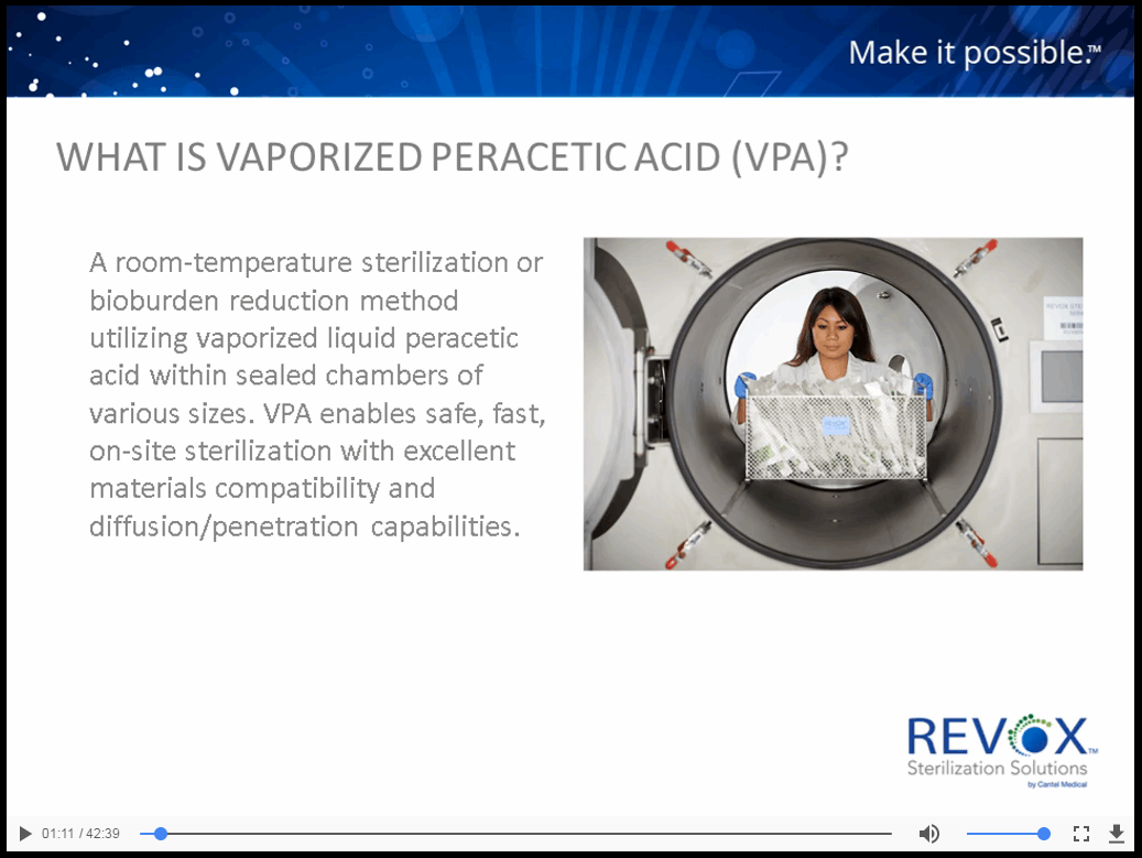 Introduction To VPA (Vaporized Peracetic Acid) Sterilization A New Path