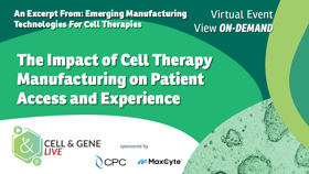 The Impact Of Cell Therapy Manufacturing On Patient Access And Experience 25_03_CGL_1280x720_Seg04