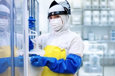 sterile cleanroom protective gear