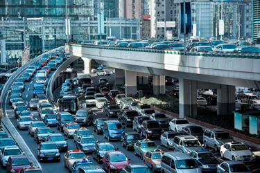 Automobile congestion rush hour-GettyImages-178153362