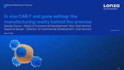 lonza car-t gene editing webinar snip