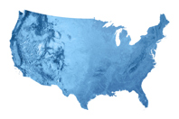 USA Topographic Map-GettyImages-173169385