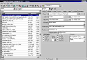 Chemical Inventory Program