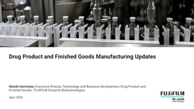 FUJIFILM Diosynth Biotechnologies Capacity Update April 2025: Fill/Finish FUJI April OPCU FF