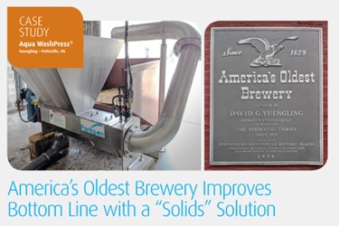 America’s Oldest Brewery Improves Bottom Line With A “Solids” Solution America’s Oldest Brewery Improves Bottom Line With A “Solids” Solution